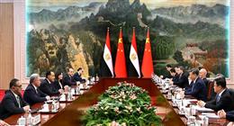 رئيس الوزراء: الصين شريك استراتيجي لمصر ونتطلع لتطوير العلاقات بين البلدين