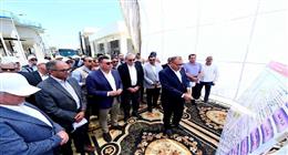 وزير الإسكان ومحافظ الغربية يتفقدان توسعات محطة صرف صحي نهطاي  