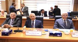 رئيس جامعة المنيا يشهد اجتماع المجلس الأعلى للجامعات بجامعة مدينة السادات