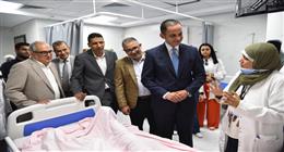 نائب وزير الصحة يتفقد مستشفى أطفال مصر لمتابعة أعمال التطوير