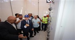 محافظ كفر الشيخ يفتتح مشروع محطة رفع صرف صحي شنو