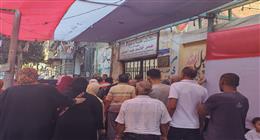 زحام على لجان مدرسة الشهيد عمر عبدالصبور بالقاهرة للتصويت في انتخابات الشيوخ