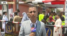  أسر تصطحب أطفالها أثناء التصويت في انتخابات الشيوخ ببني سويف