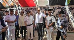 محافظ القليوبية يتفقد محيط كنيسة السيدة العذراء بمسطرد استعدادا لاحتفالات الصوم