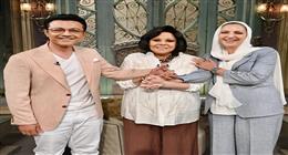 في أول ظهور لهما معًا.. محمد سعيد محفوظ وزوجته ضيفين في «صاحبة السعادة»