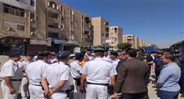 مدير أمن الإسماعيلية يقود حملة لإزالة التعديات والإشغالات بمدينة المستقبل