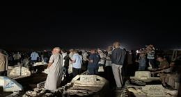 تشييع جثماني ضحيتي الانفجار في مجمع بلوف أبو سلطان للغاز بالإسماعيلية