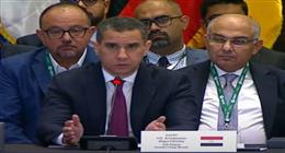 ممثل مصر في قمة العشرين يدعو إلى إصلاح النظام التجاري الدولي لتحقيق الأمن الغذائي