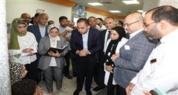 نائب وزير الصحة يتفقد مستوى الخدمة في عدة منشآت طبية ببني سويف