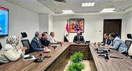 نائب وزير الإسكان يتابع سير العمل بمنظومة الصرف الصحي في دهب بجنوب سيناء