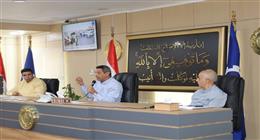 محافظ السويس يعقد اجتماعا لمتابعة استعدادات الاحتفال بالعيد القومي ومهرجان الصيد