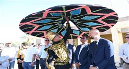 محافظ قنا والسفير النرويجي والرئيس التنفيذي لـ«سكاتك» في حضرة معبد دندرة 