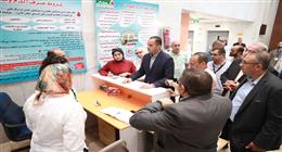 نائب وزير الصحة يتفقد مستشفى علاج الأورام في سمالوط والمركز الإقليمي لنقل الدم بالمنيا
