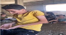 بين أحضان الأهل وانفجارات الحرب.. «البراء» طفل يختم حفظ القرآن في قطاع غزة