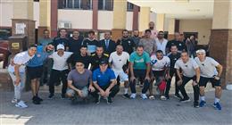 رئيس نقابة البترول يلتقي بعثة الفريق قبل بطولة الجمهورية للشركات
