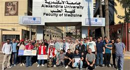 جامعة الإسكندرية تطلق قافلة طبية إلى قرية أبيس 7 
