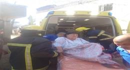 الأجهزة الأمنية تنقل سيدة مسنة لتلقي العلاج بالبحيرة