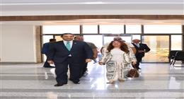 محافظ دمياط يبحث مع السفيرة الأمريكية سبل تعزيز التعاون المشترك