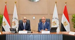 وزير الري يبحث وزير الأشغال البحريني تعزيز التعاون في مجالات معالجة المياه