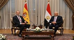 رئيس مجلس النواب يستقبل ملك إسبانيا فيليب السادس