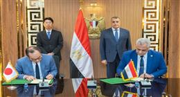 وزير الإنتاج الحربي يشهد توقيع مذكرة تفاهم مع شركة يابانية لتصنيع محطات توليد المياه من الهواء