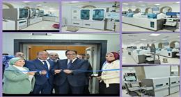 رئيس جامعة القاهرة يفتتح مشروع ميكنة المعمل الرئيسي ووحدة أمراض الدم بقصر العيني
