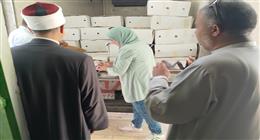 توزيع طن لحوم من «صكوك الإطعام» على الأُسر الأولى بالرعاية في الإسماعيلية 