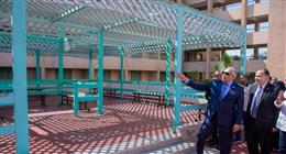 رئيس جامعة طنطا يتفقد تجهيزات المدن الجامعية استعدادًا للعام الدراسي الجديد