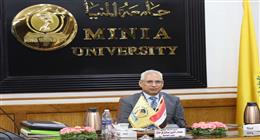 رئيس جامعة المنيا يترأس لجنة اختيار عميد كلية الهندسة