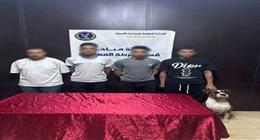 ضبط 4 أشخاص لتعاطيهم المواد المخدرة وحيازة كلب بالجيزة