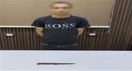 ضبط شخص لوّح بسلاح أبيض إثر خلافات أسرية في القليوبية  