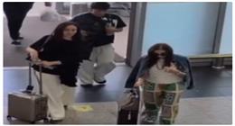 أنغام تطير إلى لندن استعدادا لحفلها غدا (صورة)