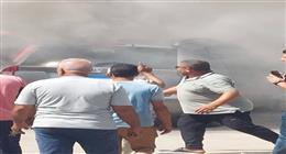 الحماية المدنية تسيطر على حريق في سيارة ملاكي بالغربية 