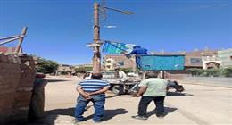 رئيس مركز مطاي توجه بتكثيف الحملات الرقابية لإزالة الإعلانات غير المرخصة