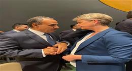 وزير الخارجية يؤكد حرص مصر على تطوير العلاقات الثنائية مع بريطانيا