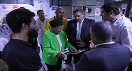 نائب وزير الصحة تتفقد عددًا من المنشآت الصحية بمحافظة كفر الشيخ