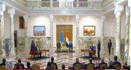 الرئيس السيسي ونظيره الرواندي يشهدان التوقيع على عدد من مذكرات التفاهم