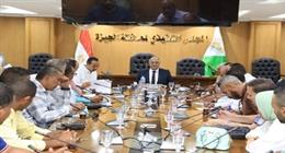 اجتماع في الجيزة لمتابعة خطة الارتقاء بمنظومة النظافة بالأحياء