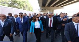 وزيرة التنمية المحلية ومحافظ الجيزة يتفقدان أعمال تطوير محيط مستشفى بولاق الدكرور