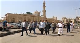  محافظ القاهرة يتابع رفع كفاءة ميدان السيدة زينب والطرق المؤدية إليه