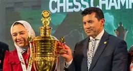 تفاصيل تدخل وزير الرياضة لحل أزمة اللاعبة شروق وفا مع اتحاد الشطرنج