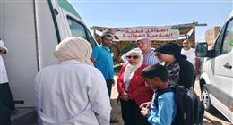 الكشف على 1110 مواطنين في قافلة طبية بقرية المحسمة الجديدة بالإسماعيلية 