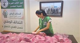 التحالف الوطني يوزع مواد غذائية في البحيرة بمناسبة المولد النبوي الشريف