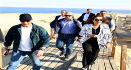 وزيرة التنمية المحلية تتفقد محمية وادي الريان في الفيوم