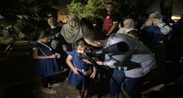 إقبال على مكتبة مصر لرؤية ظاهرة خسوف القمر في الدقهلية