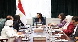 وزيرة التضامن تلتقي الممثلة الجديدة لبرنامج الأمم المتحدة الإنمائي بمصر