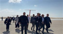 محافظ شمال سيناء يستقبل نائب وزير الخارجية التركي وأعضاء البرلمان بمطار العريش 