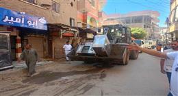 رفع 545 حالة إشغال في حملة مكبرة بمدينة الفشن جنوب بني سويف