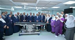 رئيس جامعة القاهرة يتفقد أعمال تطوير محطة الغازات بطوارئ القصر العيني