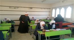 رئيس «أزهرية مطروح»: لا شكاوى من امتحانات النقل الابتدائي والإعدادي (صور)